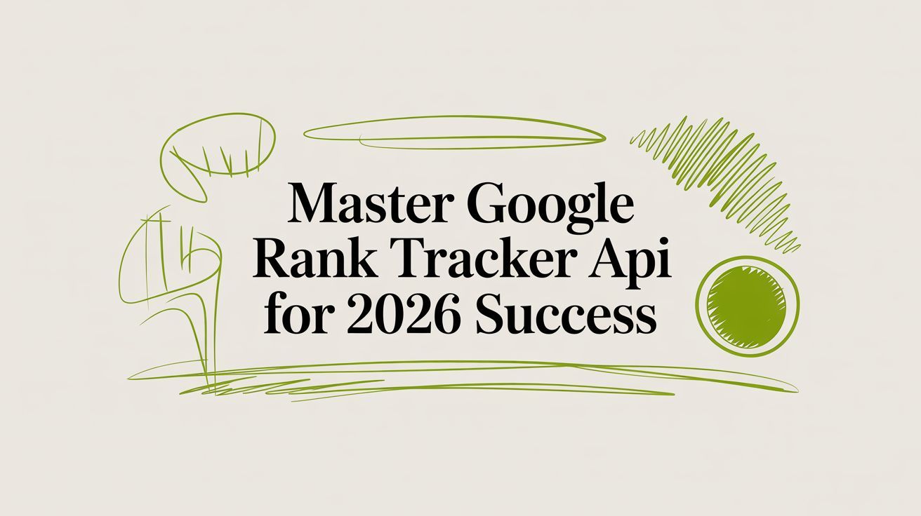 Master Google Rank Tracker API for 2026 Success