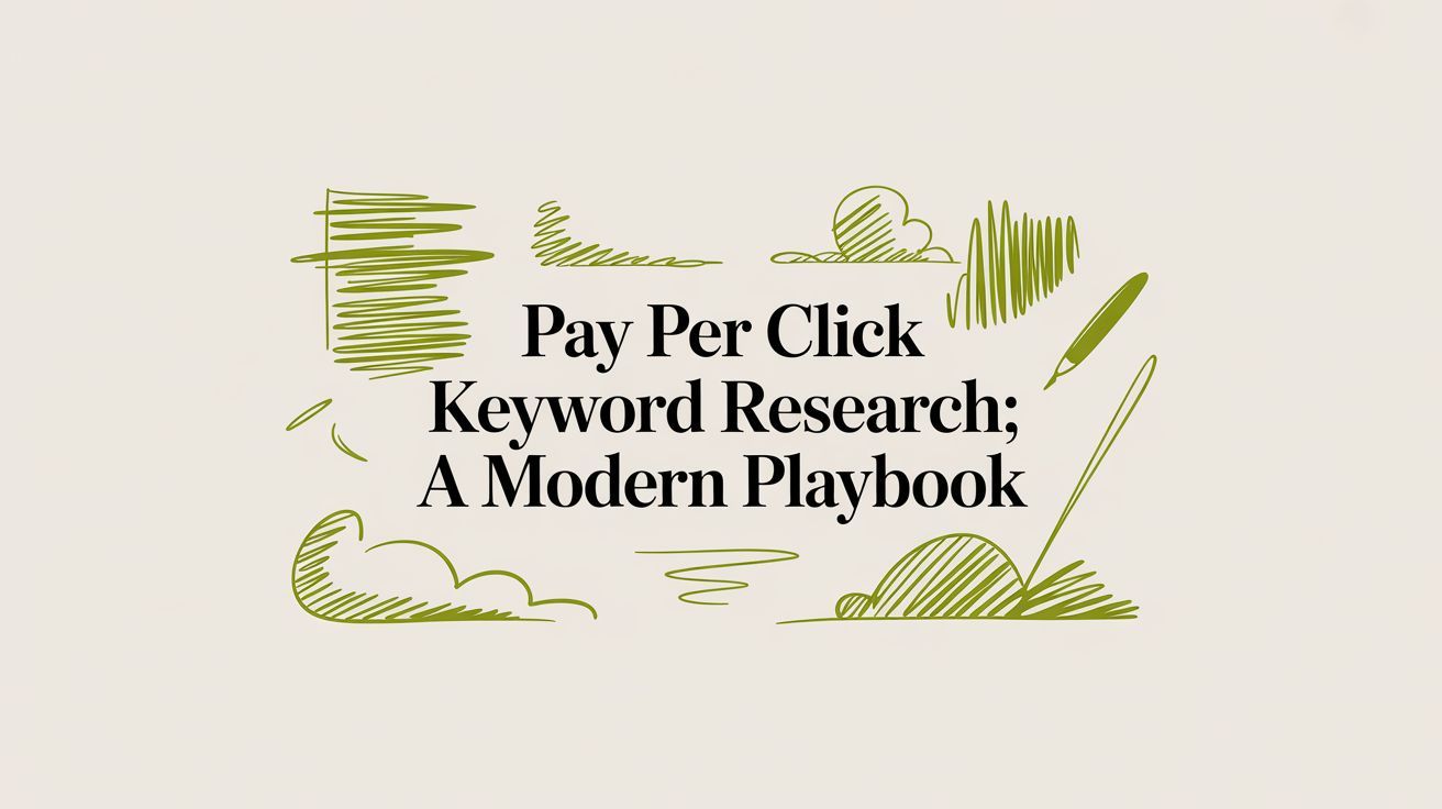 Pay Per Click Keyword Research: A Modern Playbook