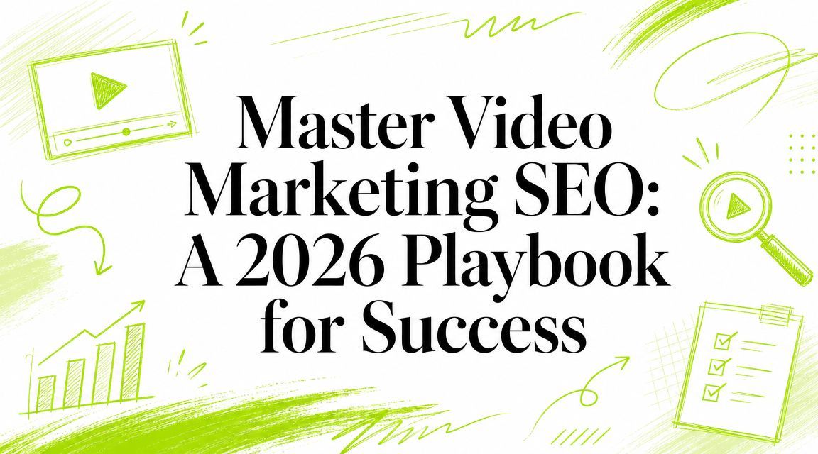 Master Video Marketing SEO: A 2026 Playbook for Success