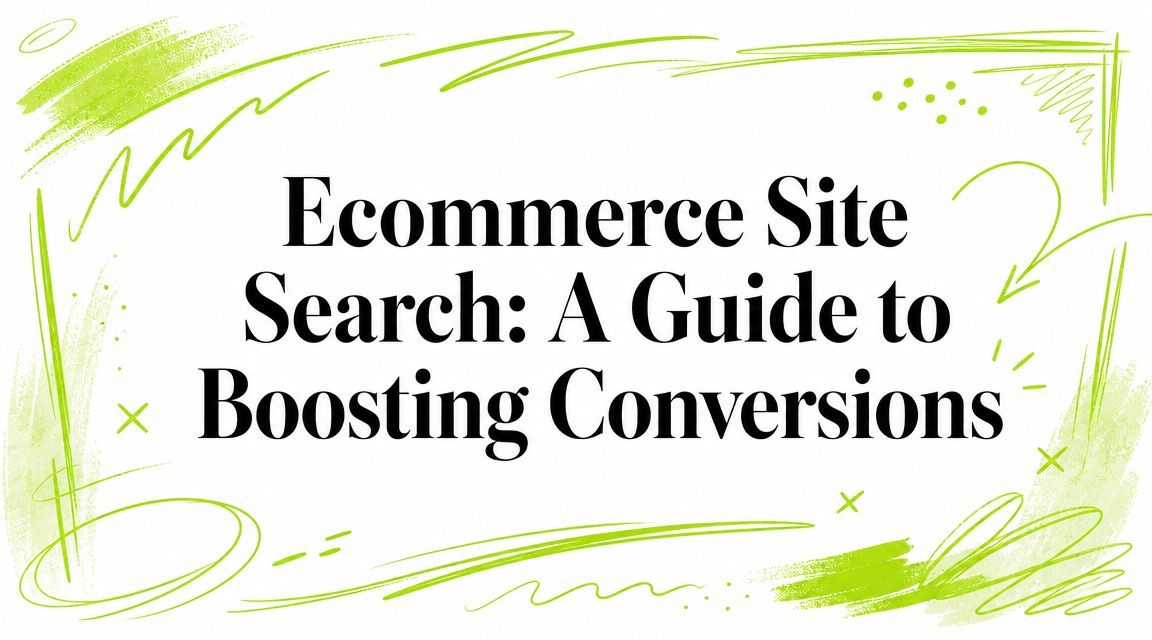 Ecommerce Site Search: A Guide to Boosting Conversions