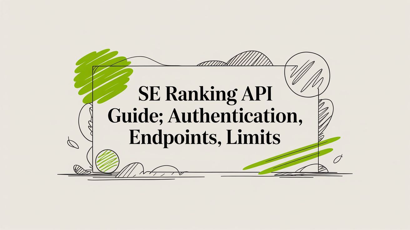 SE Ranking API Guide: Authentication, Endpoints, Limits