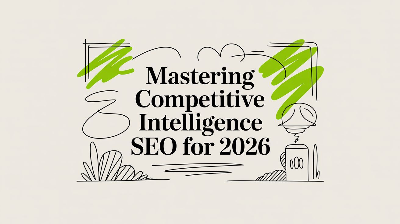 Mastering Competitive Intelligence SEO for 2026