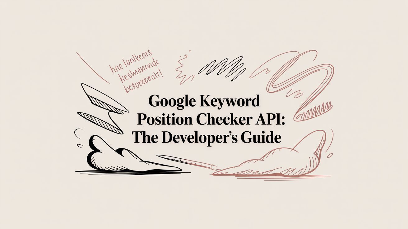 Google Keyword Position Checker API: The Developer's Guide