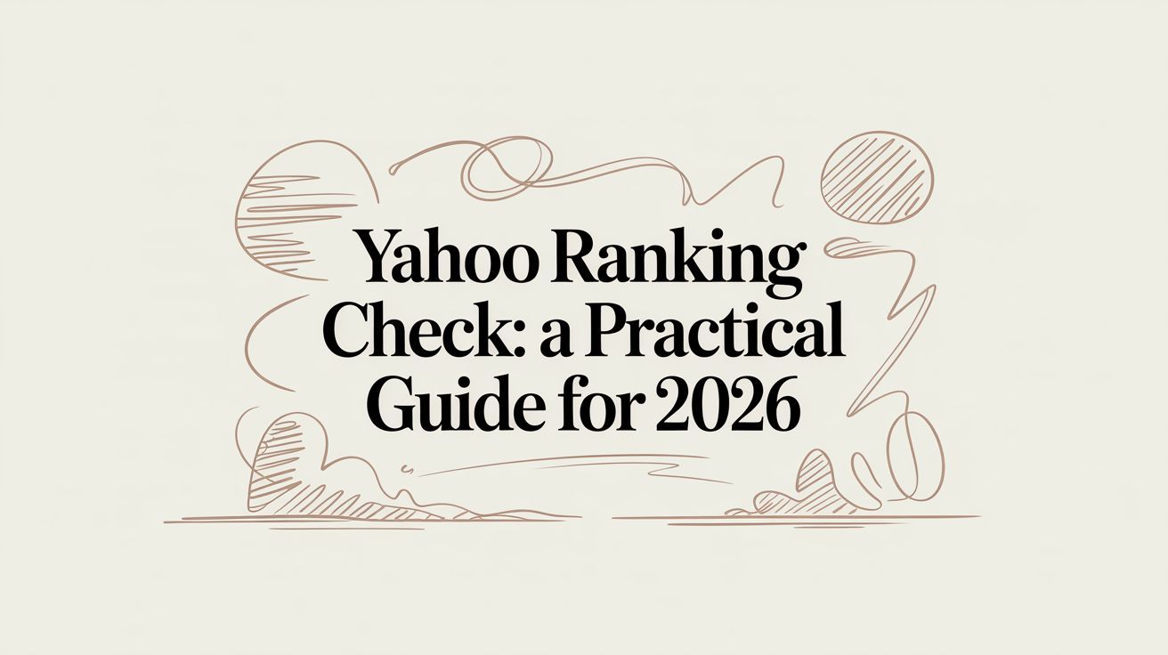 Yahoo Ranking Check: A Practical Guide for 2026