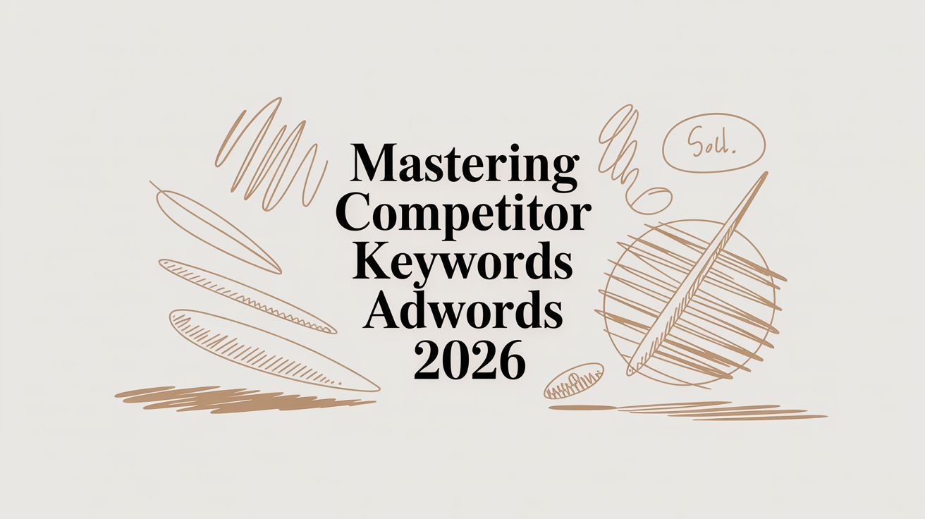 Mastering Competitor Keywords AdWords 2026